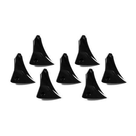 Grid Wheels Fits GD01 Series 17 x 9 Size Rims Black Plastic Set Of 7 Equips One Wheel With Screws 1179BLINR